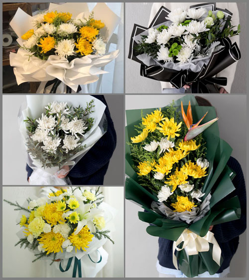 浙江省衢州龙游县石佛乡上溪村白事花束代送